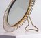 Mid-Century German Brass Vanity Table Mirror from Vereinigte Werkstätten Munich 7