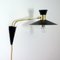 Mid-Century Black and Brass Articulating Wall Light Sconce in the Style of Pierre Guariche 7