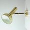 Mid-Century German Brass Wall Light Sconce from Cosack, 1960s 4