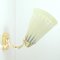 Mid-Century German Brass and Glass Wall Light Sconce, 1950s, Image 4