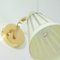 Mid-Century German Brass and Glass Wall Light Sconce, 1950s, Image 7