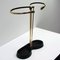 Austrian Black Lacquered and Brass Umbrella Stand in the Style of Walter Hagenauer, 1950s 9