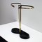 Austrian Black Lacquered and Brass Umbrella Stand in the Style of Walter Hagenauer, 1950s 7