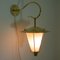 Französische Mid-Century Messing & Opalglas Wand- oder Wandlampe, 1950er 13