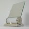 German Bauhaus Illuminated Opaline Glass Vanity Mirror & Table Lamp Combo 9