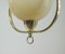 Mid-Century Italian Brass and Opaline Pendant, 1940s 7