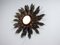 Applique Murale Sunburst Mid-Century, Espagne, 1950s 7