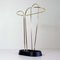 Mid-Century Austrian Brass and Iron Loop Umbrella Stand, 1950s 8