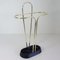 Mid-Century Austrian Brass and Iron Loop Umbrella Stand, 1950s 2