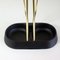 Mid-Century Austrian Brass and Iron Loop Umbrella Stand, 1950s 13