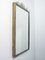 Mid-Century Brass Wall Mirror, 1950s 4