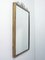 Mid-Century Brass Wall Mirror, 1950s, Image 4