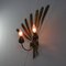 Mid-Century Spanish Gilt Sconce, 1950s, Image 10