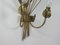 Mid-Century Spanish Gilt Sconce, 1950s, Image 4