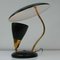 Mid-Century French Reflecting Gooseneck Black Table Lamp, 1950s, Image 8