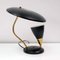 Mid-Century French Reflecting Gooseneck Black Table Lamp, 1950s 2