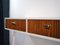 Mid-Century Italian Oak & White Lacquered Chest of Drawers or Console Table, 1950s 3