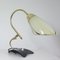 Mid-Century German Adjustable Yellow, Black & White Table Lamp, 1950s, Image 2