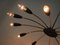 Italienischer Mid-Century Sputnik Kronleuchter mit 12 Leuchten im Stilevon Stilnovo 10