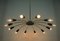 Mid-Century Italian 12-Light Sputnik Chandelier in the Style of Stilnovo, Image 8