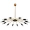 Mid-Century Italian 12-Light Sputnik Chandelier in the Style of Stilnovo, Image 1