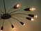 Italienischer Mid-Century Sputnik Kronleuchter mit 12 Leuchten im Stilevon Stilnovo 9