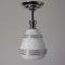 Lámparas colgantes francesas Art Déco de vidrio y latón, años 30. Juego de 2, Imagen 13