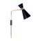 Mid-Century French Diabolo Articulating Wall Lamp Sconce, 1950s, Image 1