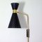 Mid-Century French Diabolo Articulating Wall Lamp Sconce, 1950s, Image 4
