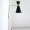 Mid-Century French Diabolo Articulating Wall Lamp Sconce, 1950s, Image 10