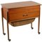 Scandinavian Teak Sewing Table Cabinet, 1950s, Image 1