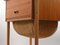 Scandinavian Teak Sewing Table Cabinet, 1950s, Image 14