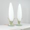 Mid-Century Italian Sputnik Mint and Satinated Glass Table Lamps, 1950s, Set of 2 5