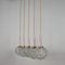 Mid-Century German Clear Bubble and Brass Pendant, 1960s 8