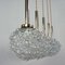 Mid-Century German Clear Bubble and Brass Pendant, 1960s, Image 2