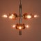 Mid-Century Atomic Sputnik Space Age Chrome Opaline 9-Light Chandelier, 1960s, Image 8