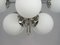 Mid-Century Atomic Sputnik Space Age Chrome Opaline 9-Light Chandelier, 1960s, Image 10