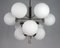 Mid-Century Atomic Sputnik Space Age Chrome Opaline 9-Light Chandelier, 1960s 5