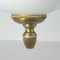 Italian Brass and Satin Opaline Glass Pendant from Azucena, 1950s, Image 6