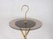 Mid-Century Italian Brass and Tinted Glass Occasional Table, 1950s, Image 12