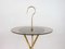 Mid-Century Italian Brass and Tinted Glass Occasional Table, 1950s, Image 5
