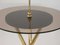 Mid-Century Italian Brass and Tinted Glass Occasional Table, 1950s 4