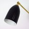 Französische Potence Wandlampe mit Gelenkarm, 1950er 5