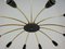 Italienischer Mid-Century Sputnik Kronleuchter mit 12 Leuchten im Stilevon Stilnovo 4
