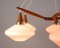 Mid-Century Swedish Teak & Satin Glass Chandelier from Asea, 1960s 16