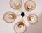 Chandelier with 5 Murano Glass Pendants, Image 9