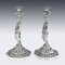 19th Century French Solid Silver Figural Candlesticks, 1880s, Set of 2 13