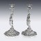19th Century French Solid Silver Figural Candlesticks, 1880s, Set of 2, Image 13