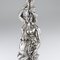 19th Century French Solid Silver Figural Candlesticks, 1880s, Set of 2, Image 5