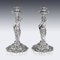 19th Century French Solid Silver Figural Candlesticks, 1880s, Set of 2 12